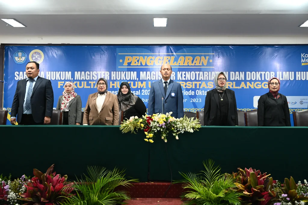 penggelaran mahasiswa fh unair periode oktober 2023